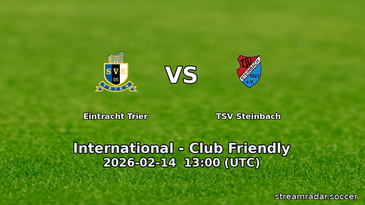 Eintracht Trier vs TSV Steinbach