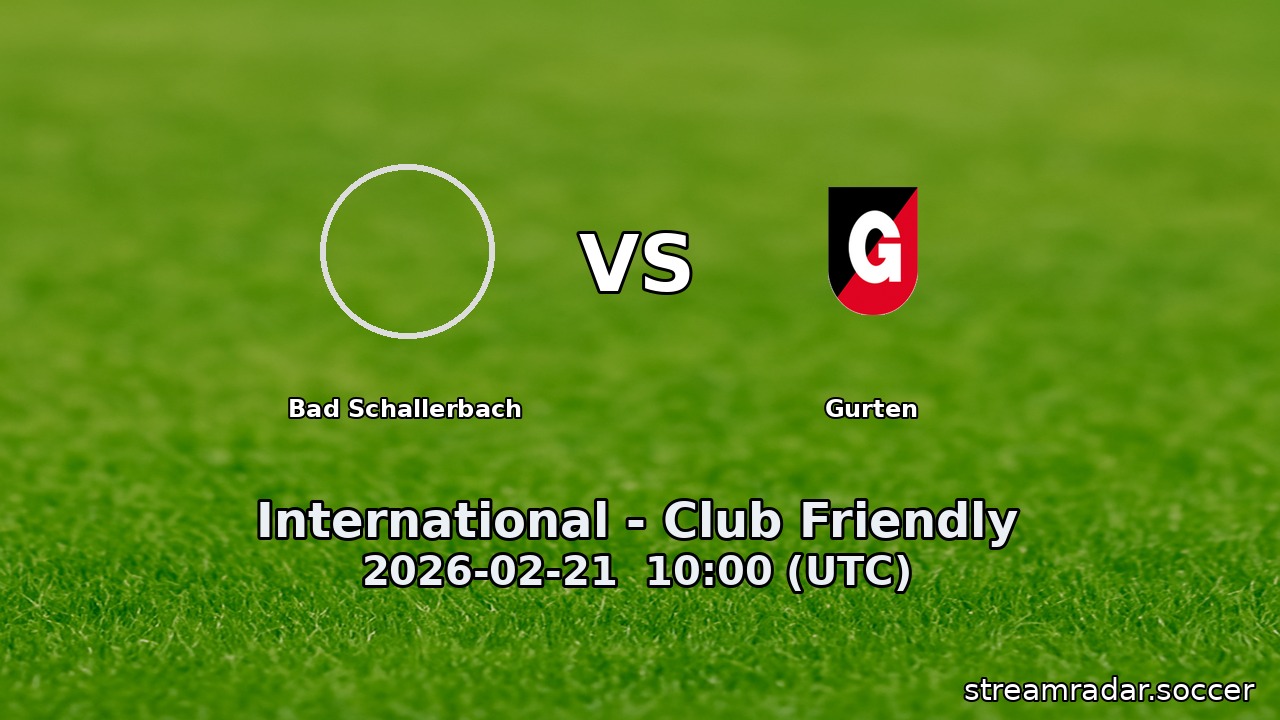 Bad Schallerbach vs Gurten