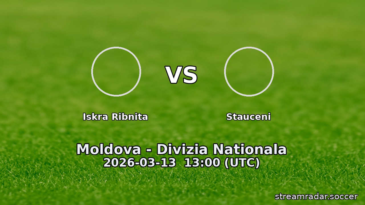 Iskra Ribnita vs Stauceni