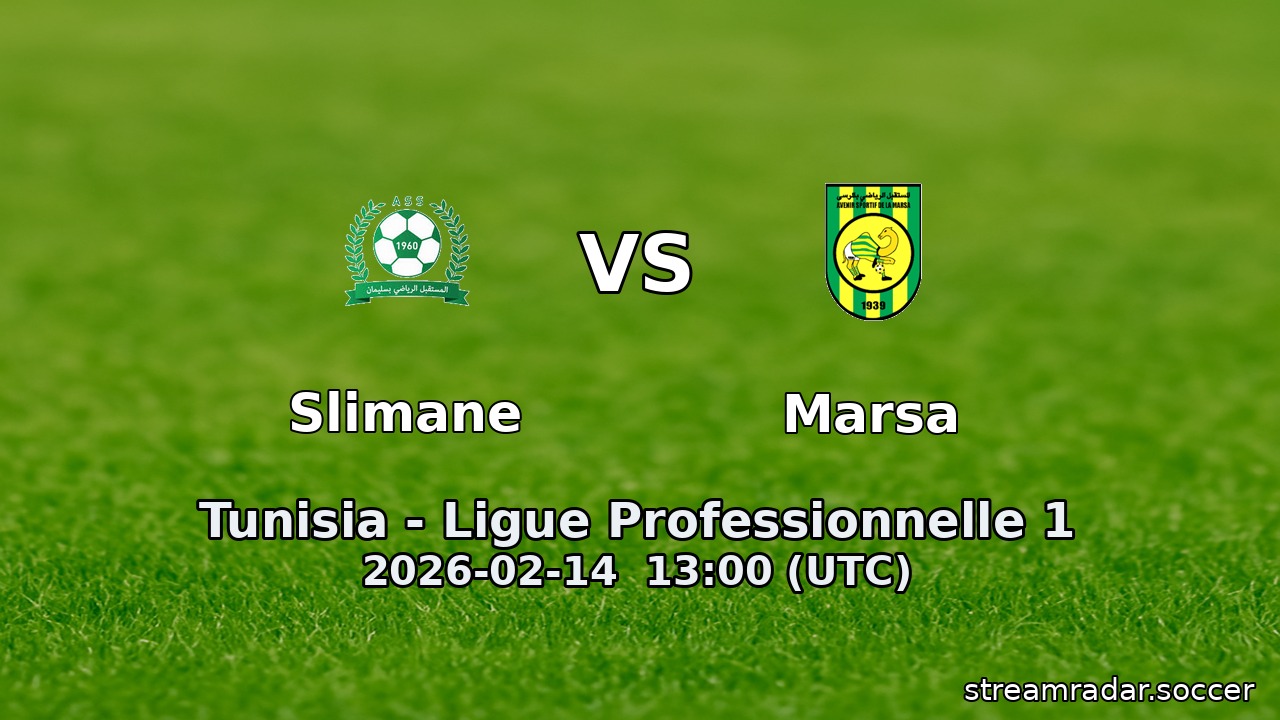 Slimane vs Marsa