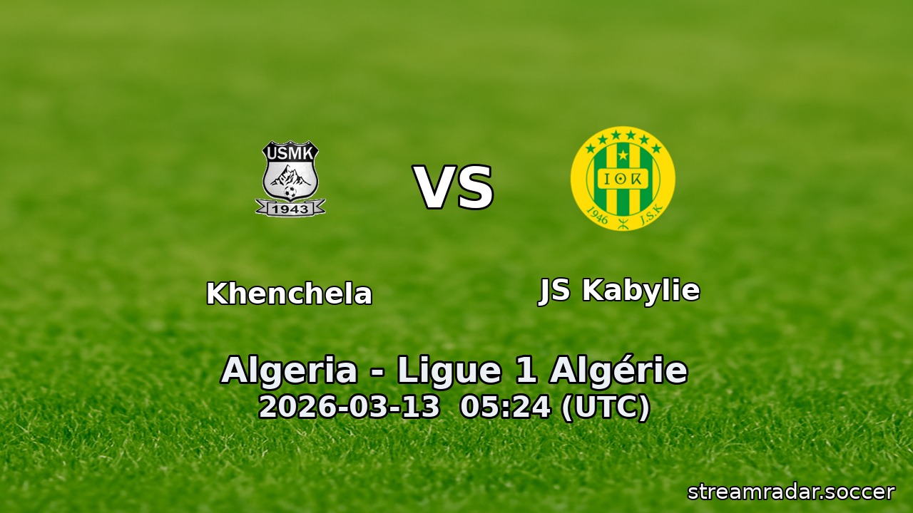 Khenchela vs JS Kabylie