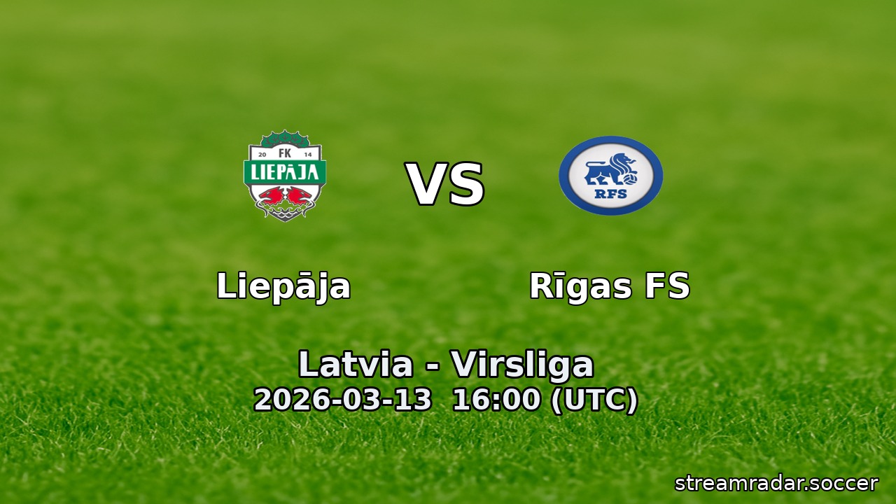 Liepāja vs Rīgas FS