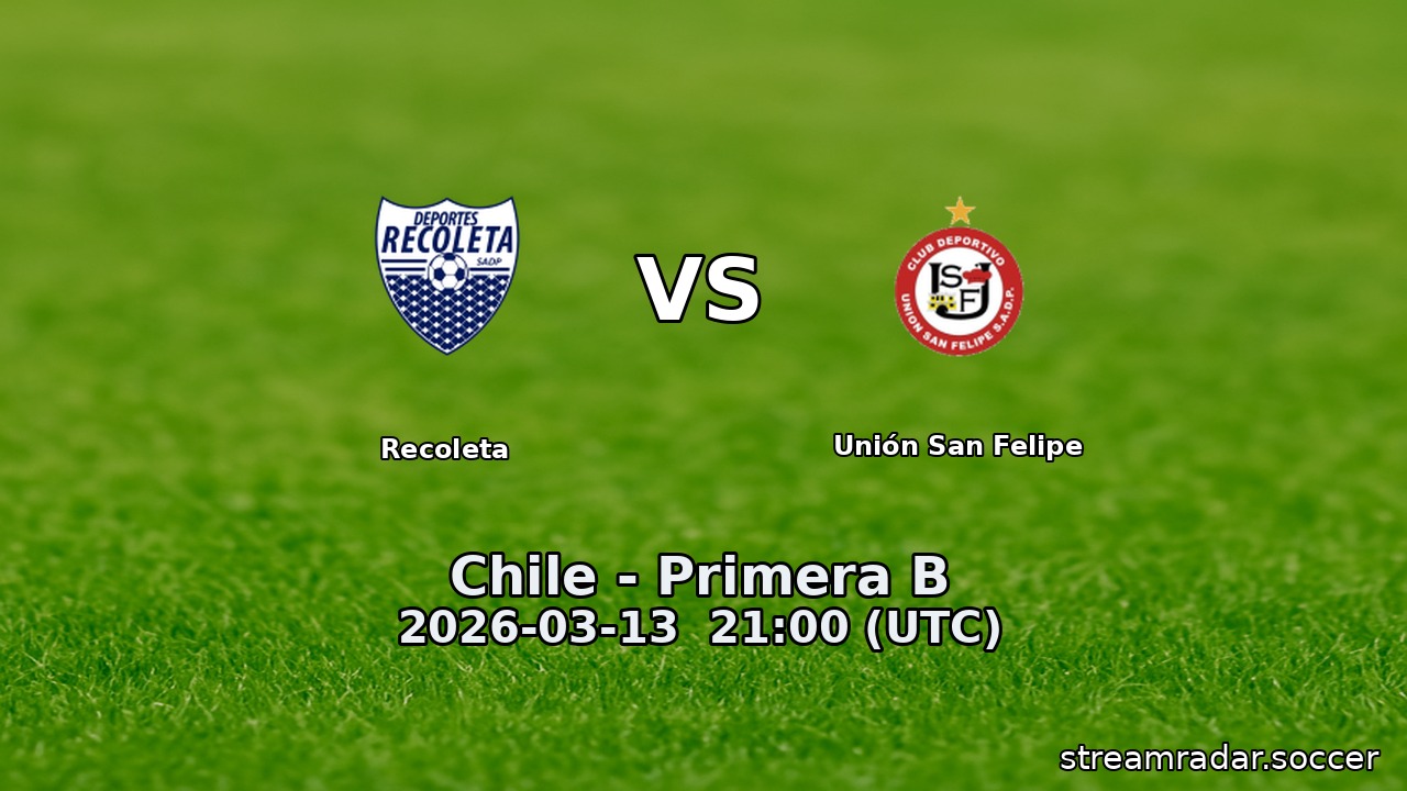 Recoleta vs Unión San Felipe
