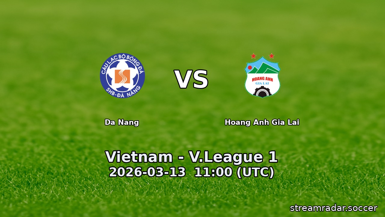 Da Nang vs Hoang Anh Gia Lai