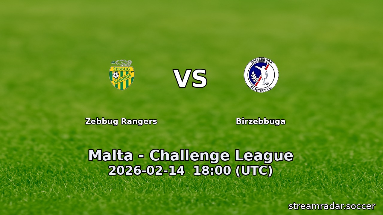 Zebbug Rangers vs Birzebbuga