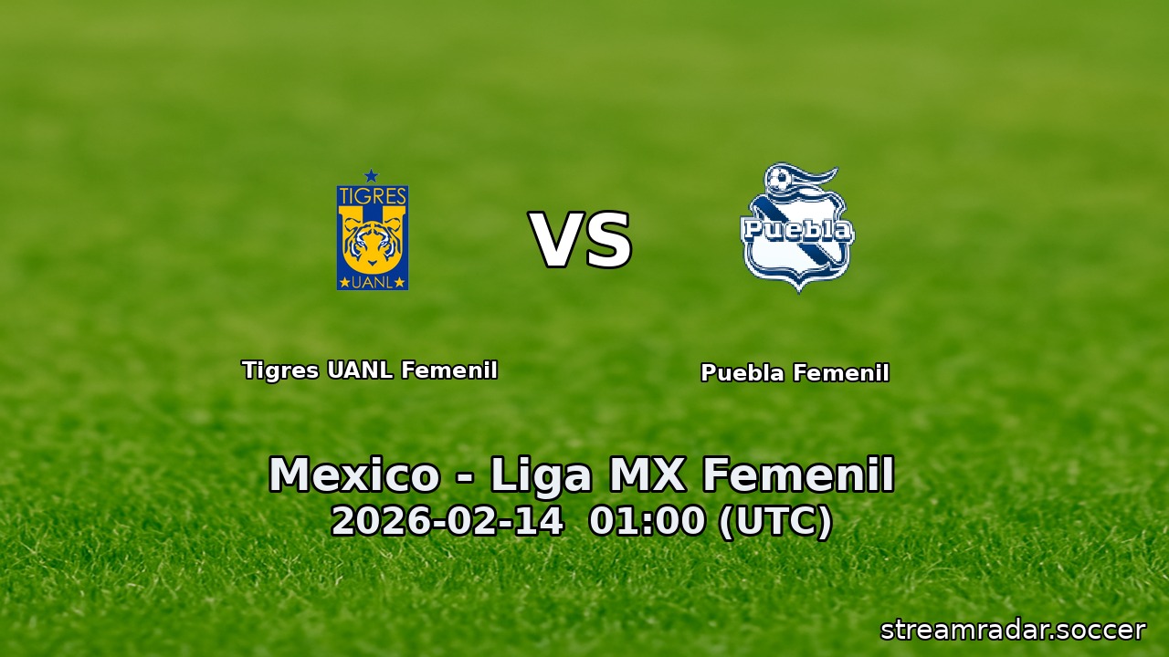 Tigres UANL Femenil vs Puebla Femenil