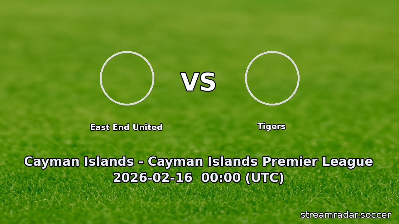 East End United vs Tigers