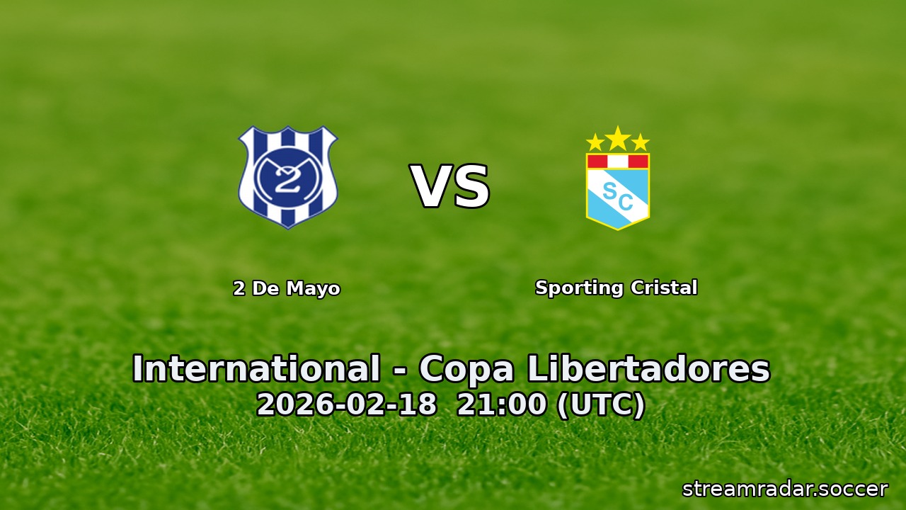 2 De Mayo vs Sporting Cristal