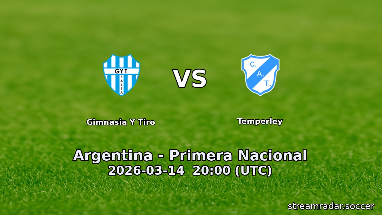 Gimnasia Y Tiro vs Temperley