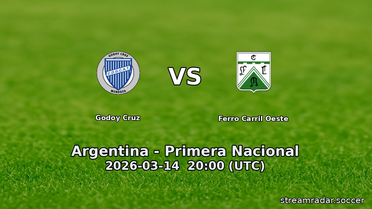 Godoy Cruz vs Ferro Carril Oeste