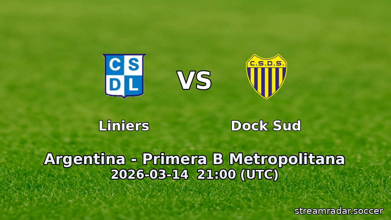 Liniers vs Dock Sud