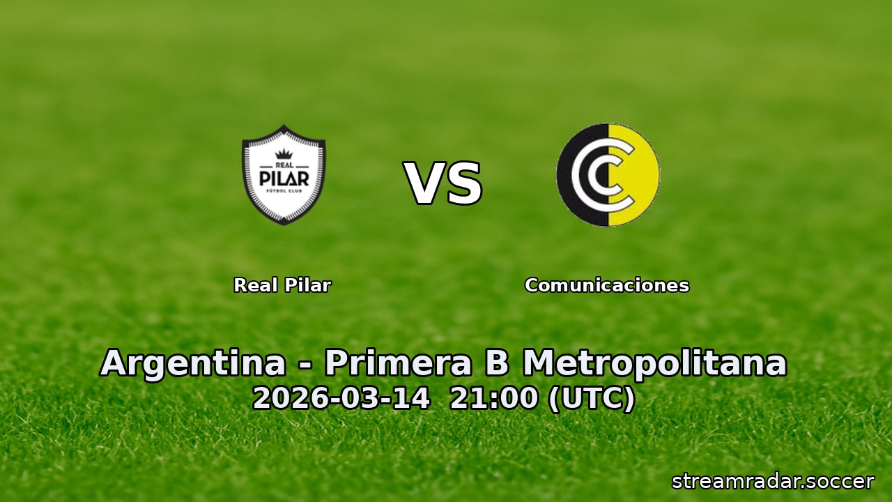 Real Pilar vs Comunicaciones