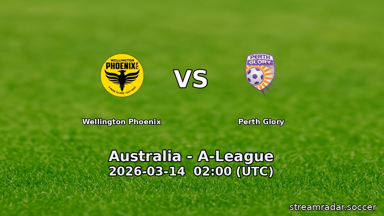 Wellington Phoenix vs Perth Glory
