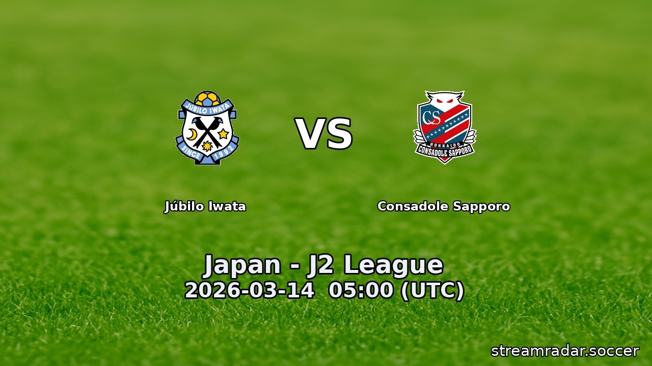 Júbilo Iwata vs Consadole Sapporo
