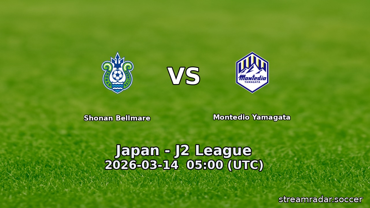Shonan Bellmare vs Montedio Yamagata