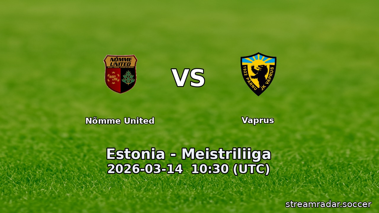 Nõmme United vs Vaprus