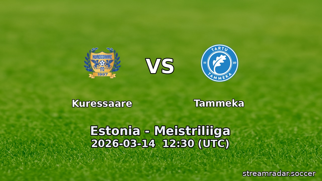 Kuressaare vs Tammeka