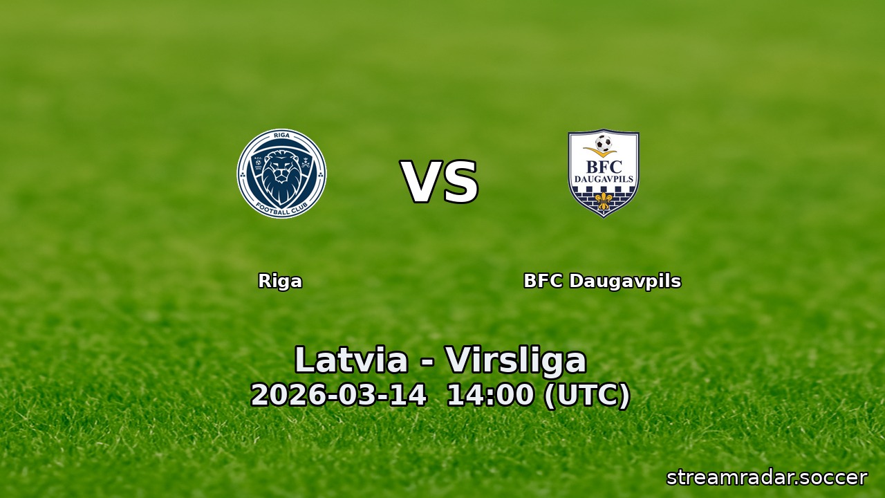 Riga vs BFC Daugavpils