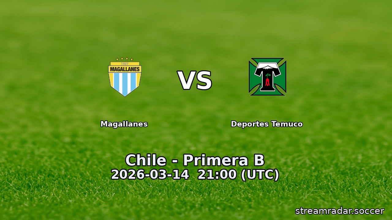 Magallanes vs Deportes Temuco