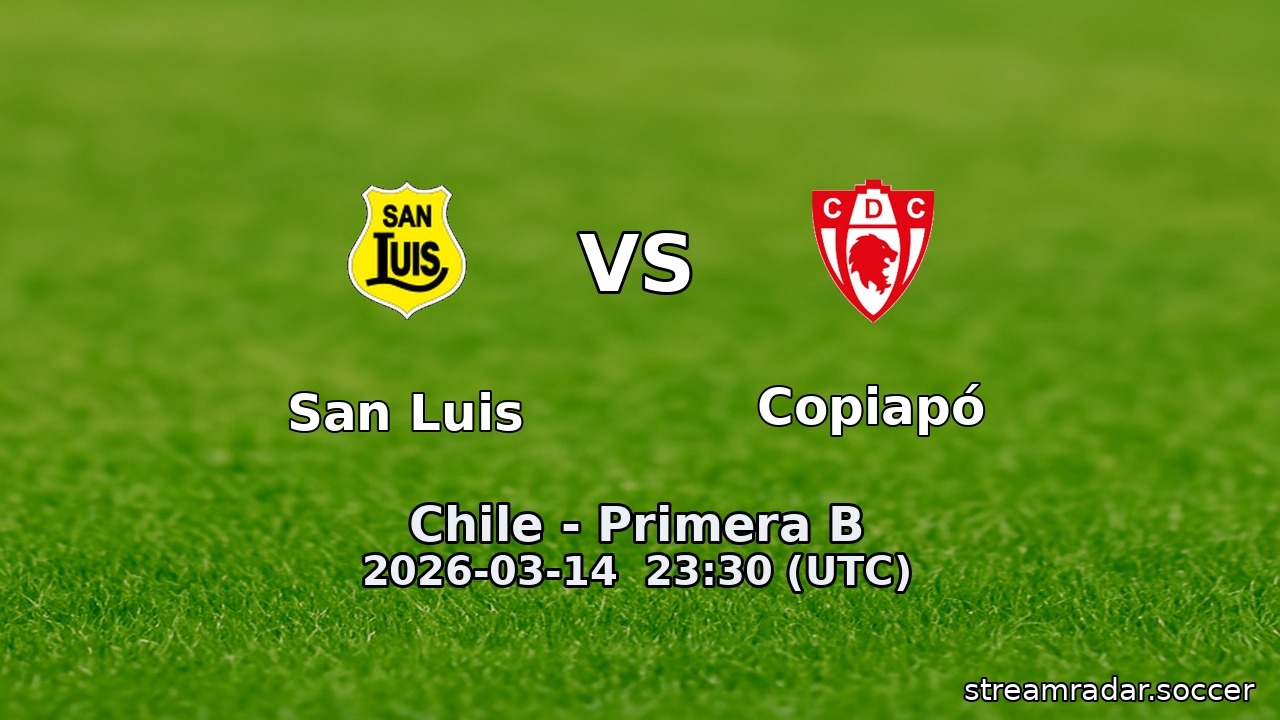 San Luis vs Copiapó