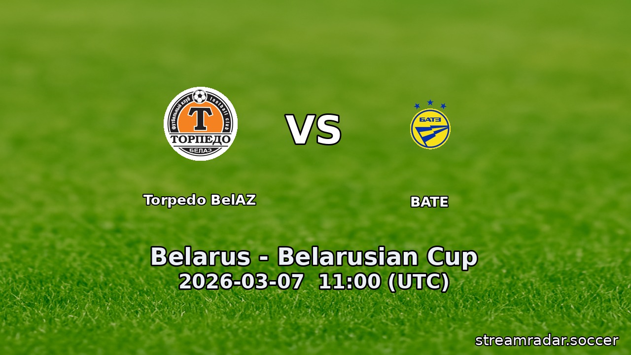 Torpedo BelAZ vs BATE