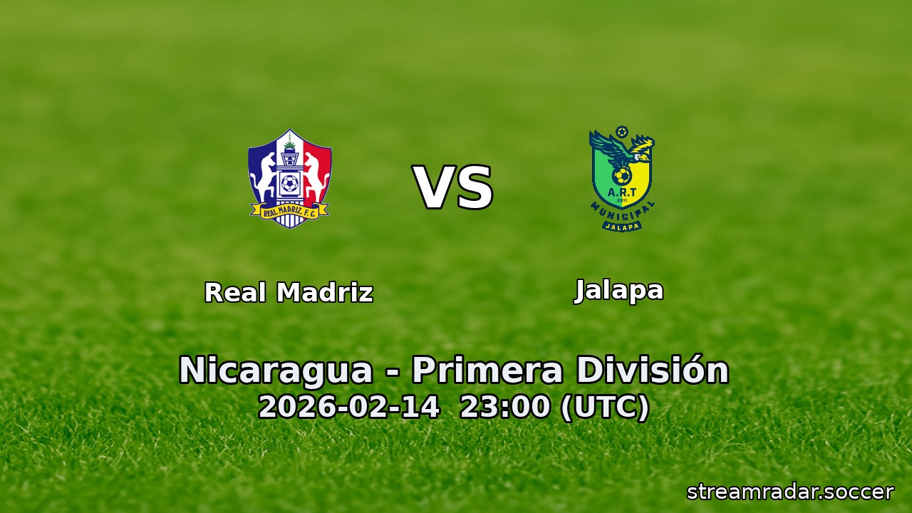 Real Madriz vs Jalapa