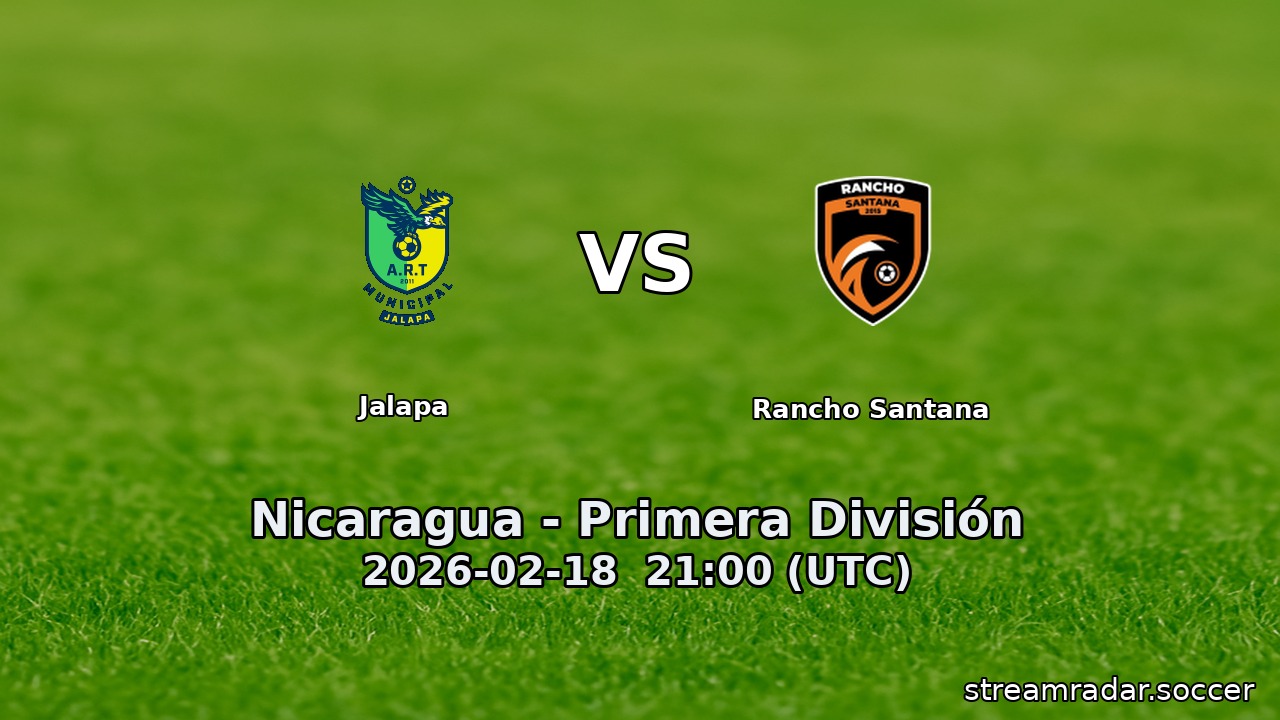 Jalapa vs Rancho Santana