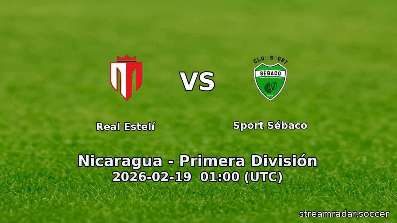 Real Estelí vs Sport Sébaco