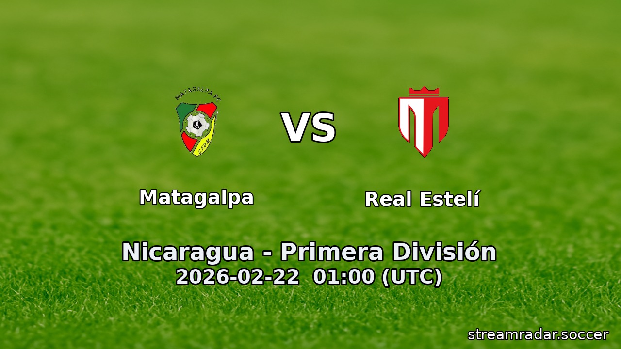 Matagalpa vs Real Estelí