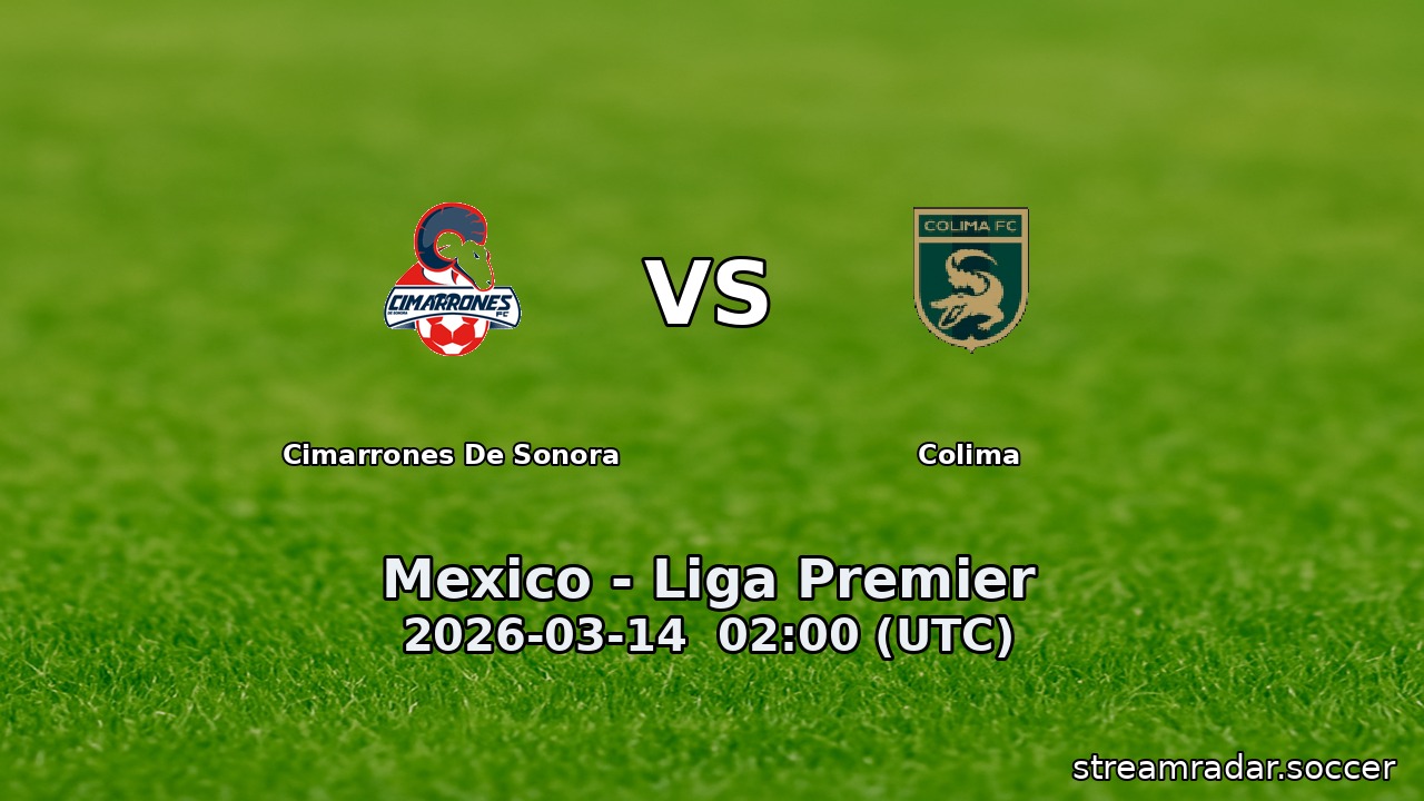 Cimarrones De Sonora vs Colima