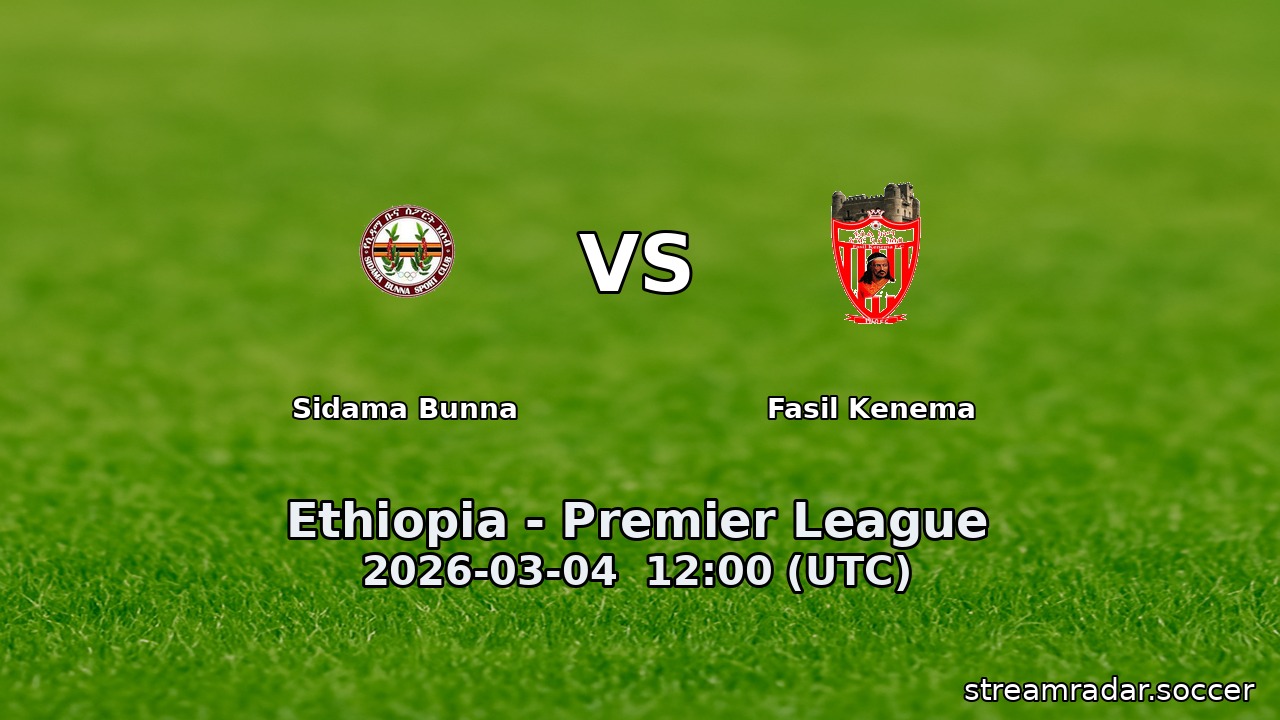 Sidama Bunna vs Fasil Kenema