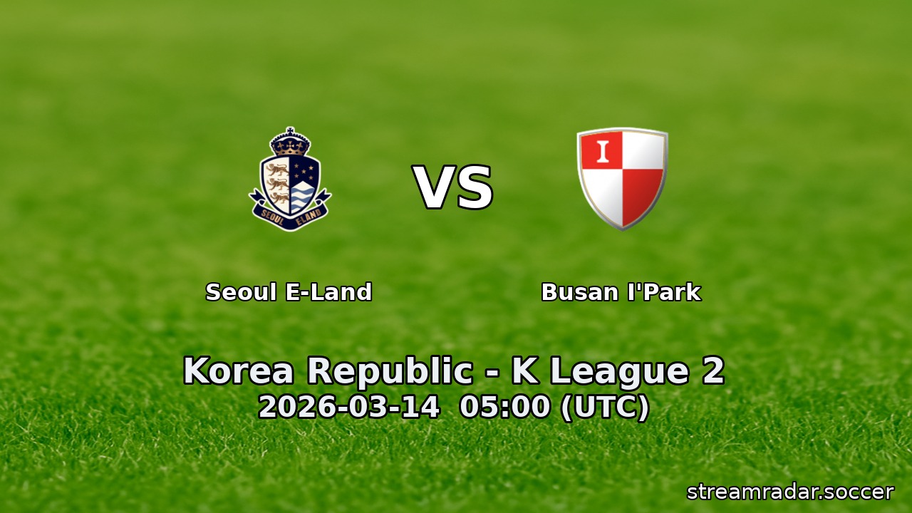 Seoul E-Land vs Busan I'Park