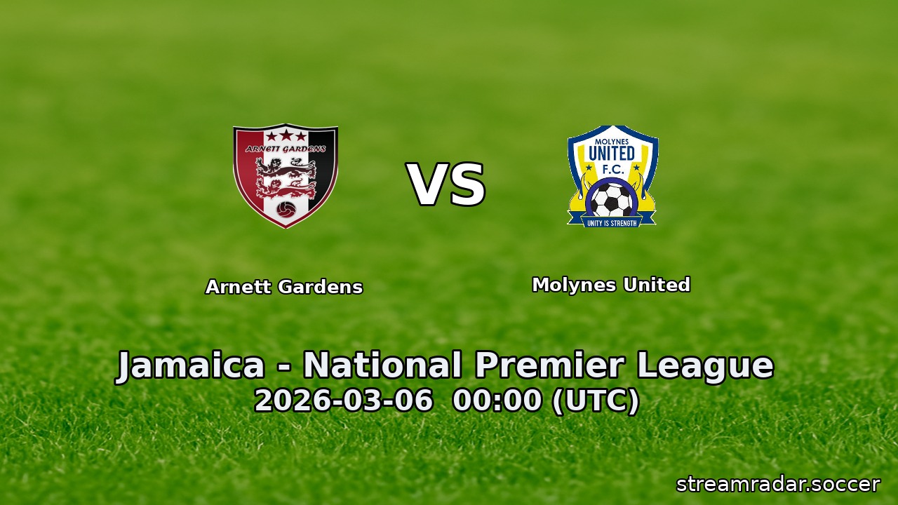 Arnett Gardens vs Molynes United