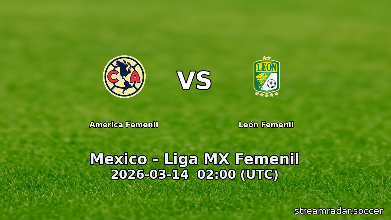 América Femenil vs León Femenil