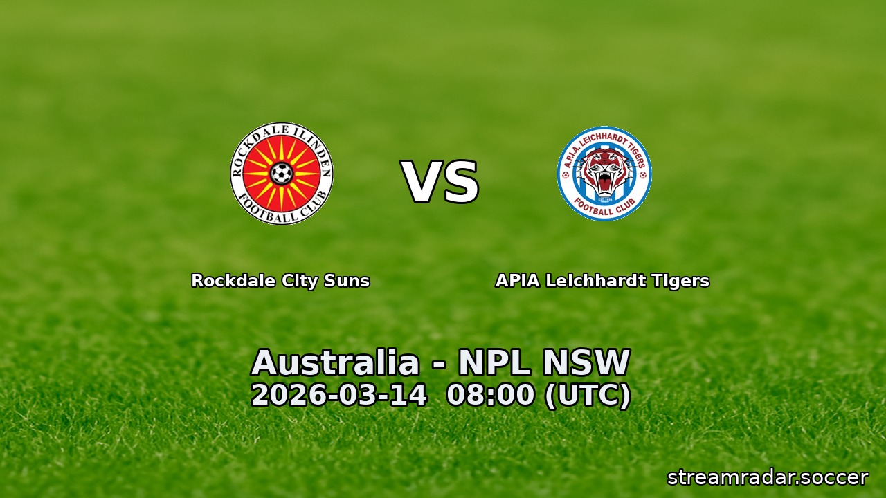 Rockdale City Suns vs APIA Leichhardt Tigers