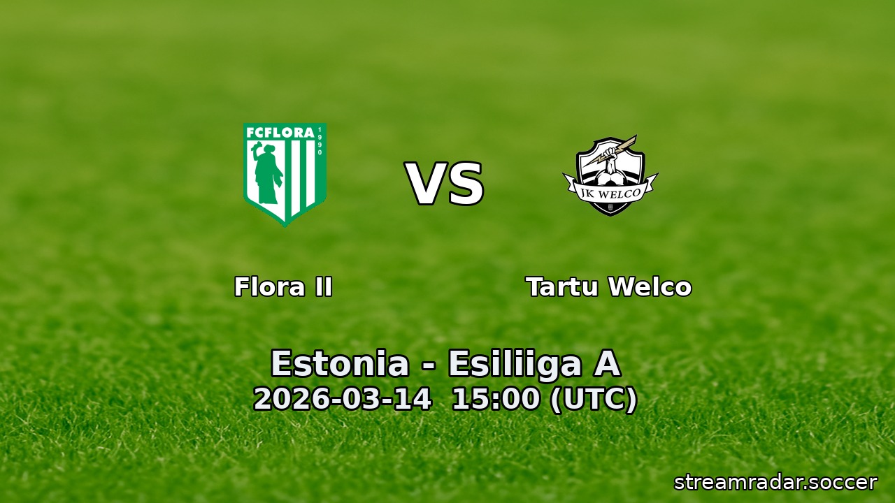 Flora II vs Tartu Welco