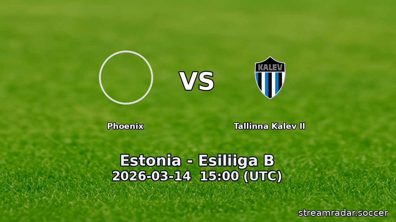 Phoenix vs Tallinna Kalev II