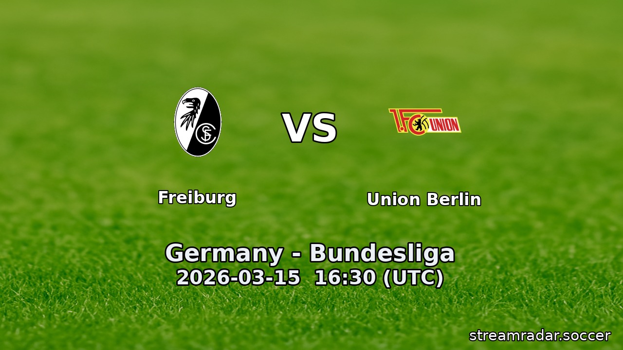 Freiburg vs Union Berlin