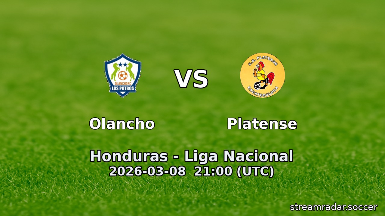 Olancho vs Platense