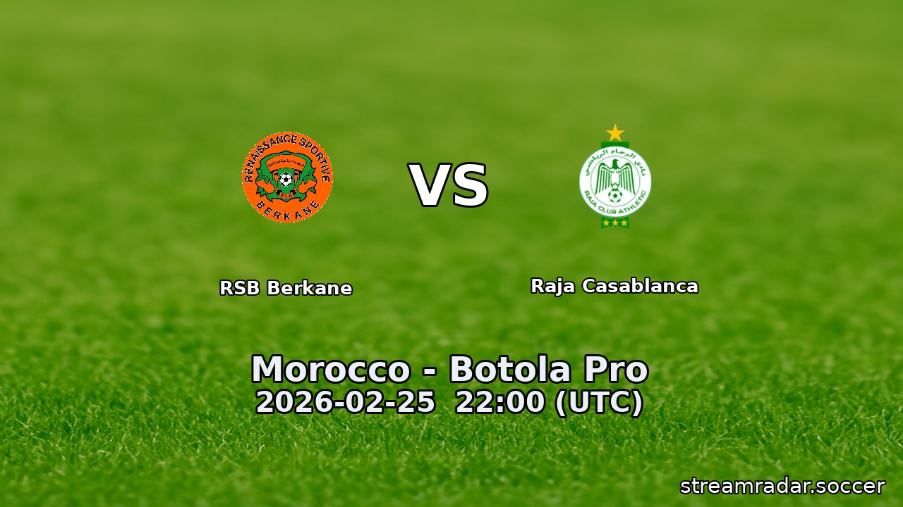 RSB Berkane vs Raja Casablanca