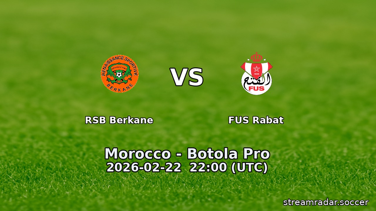 RSB Berkane vs FUS Rabat