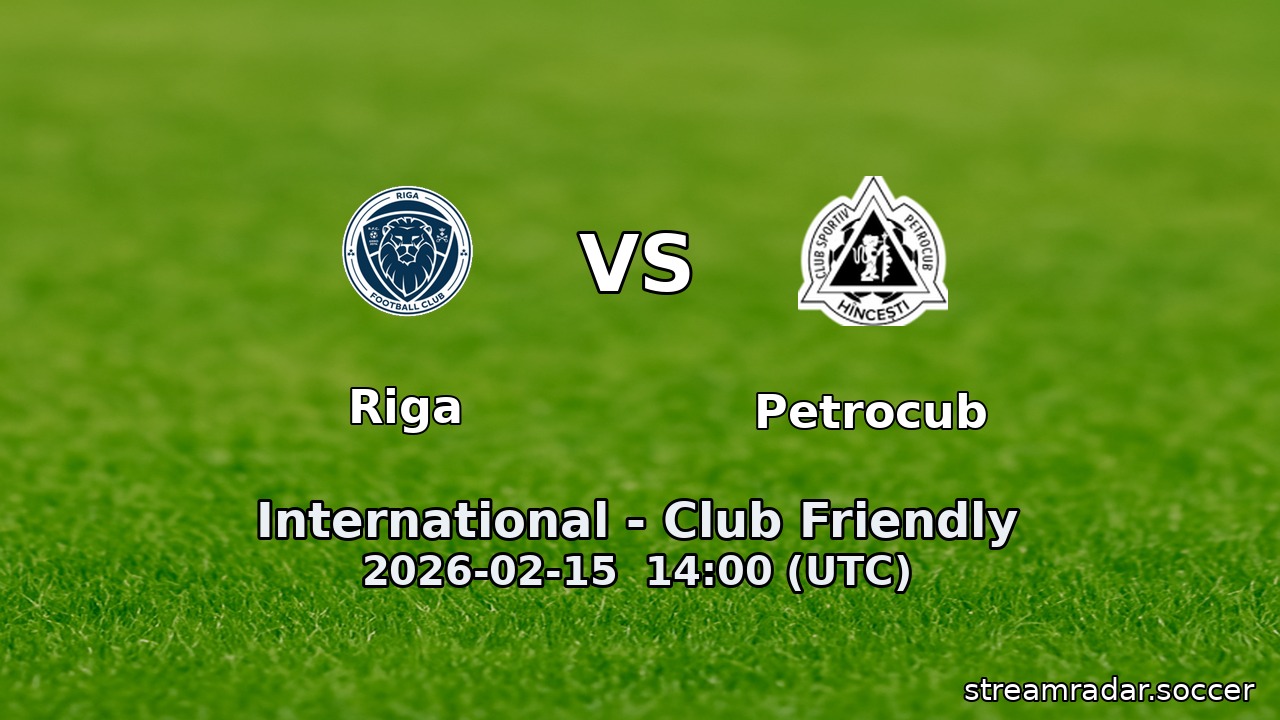Riga vs Petrocub