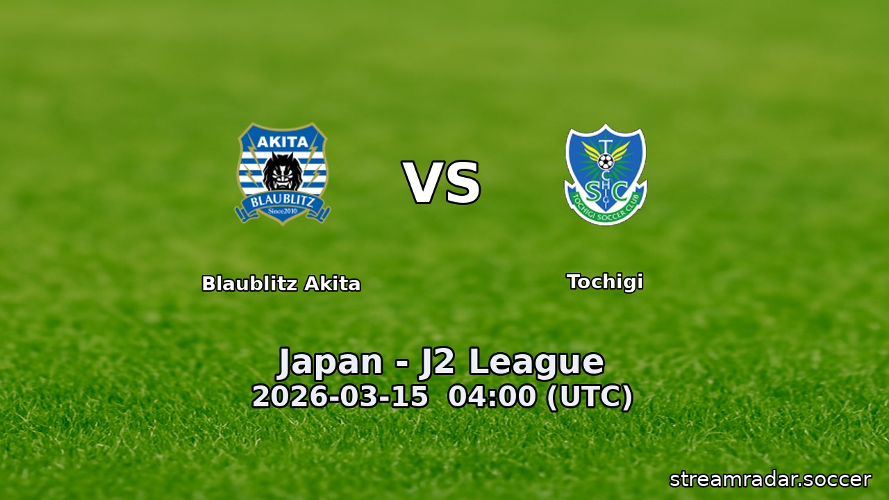 Blaublitz Akita vs Tochigi