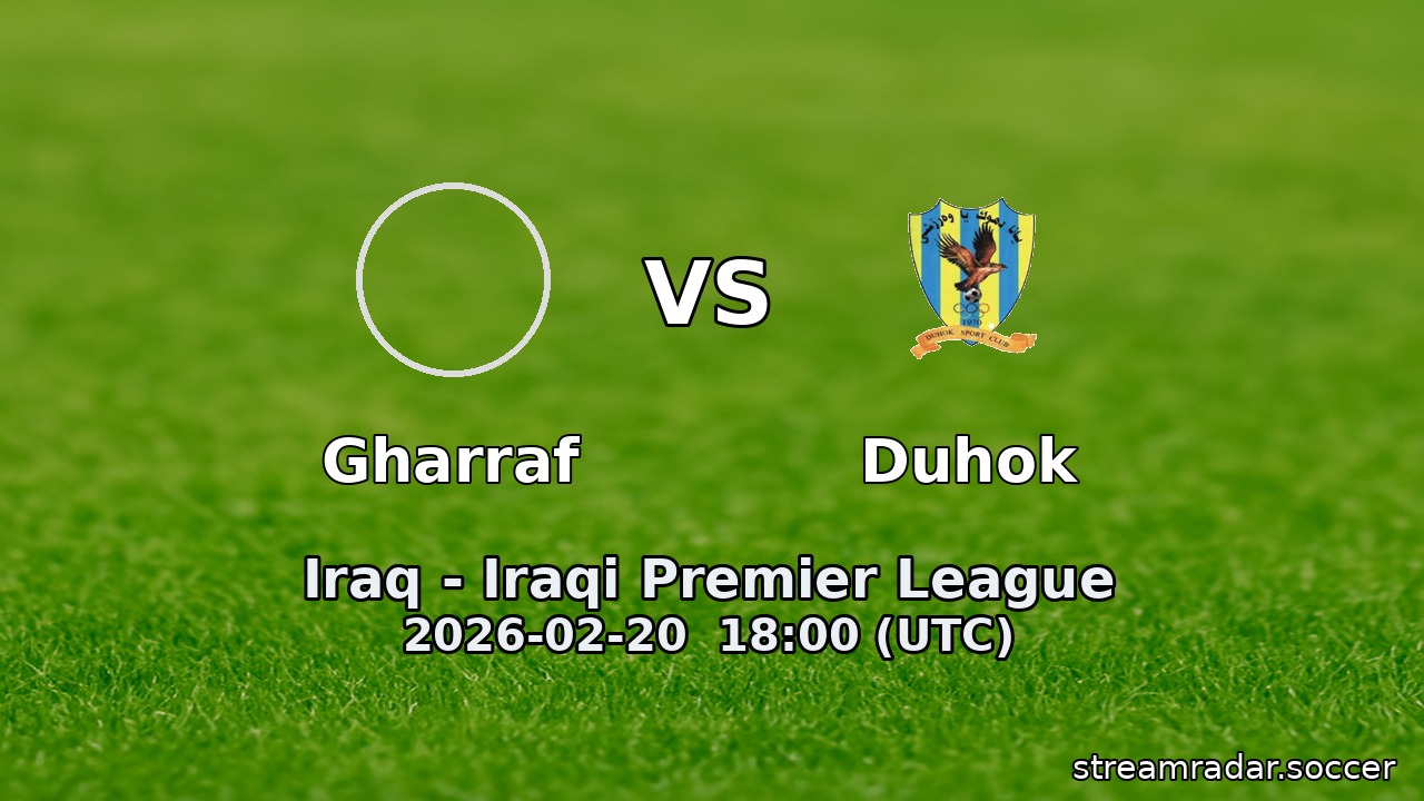 Gharraf vs Duhok