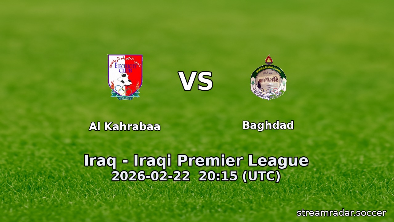 Al Kahrabaa vs Baghdad
