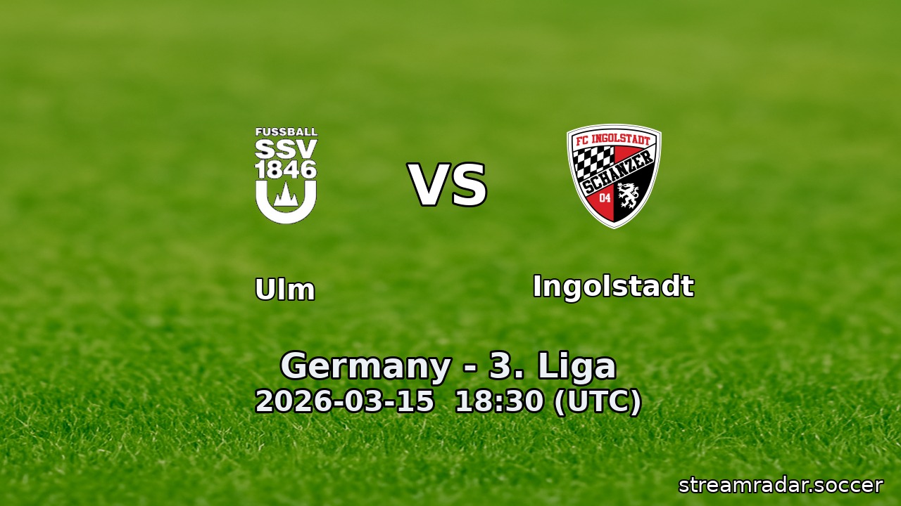 Ulm vs Ingolstadt