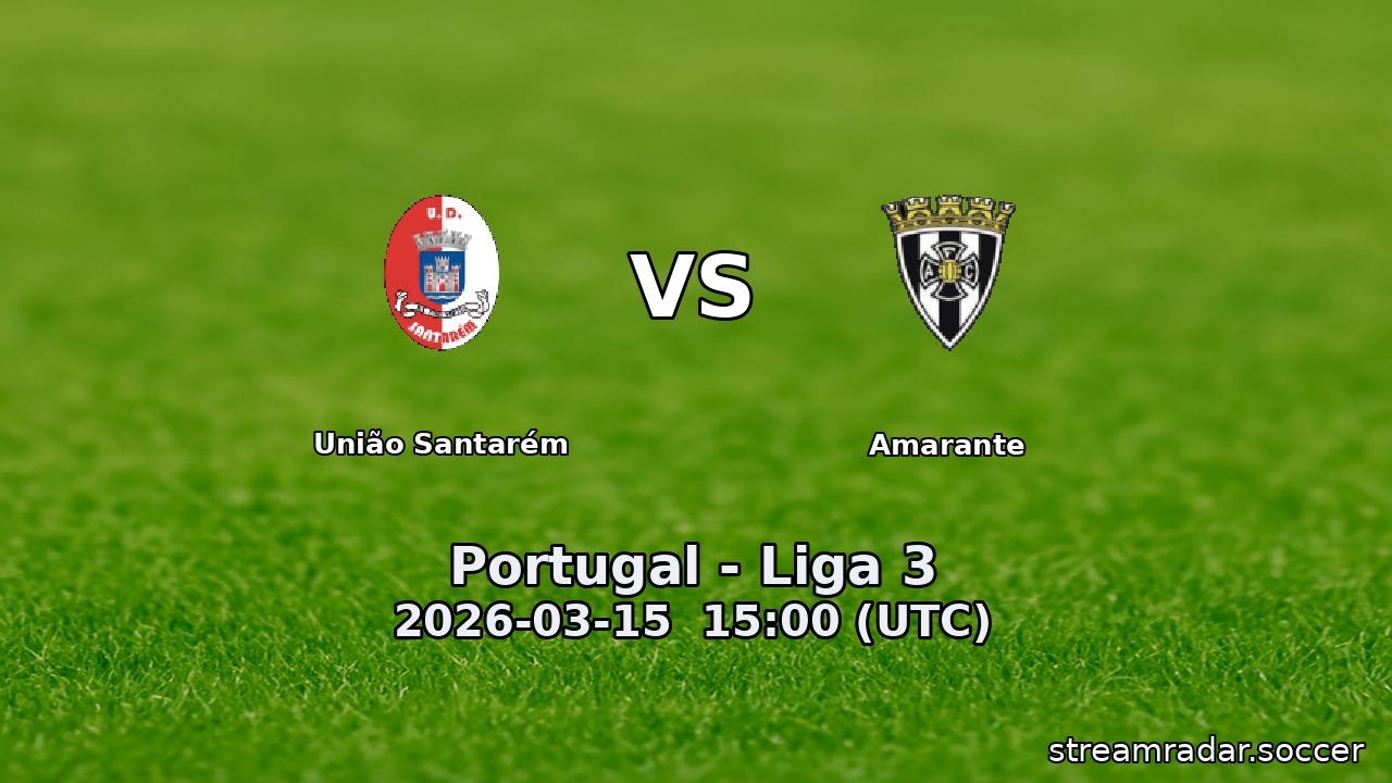 União Santarém vs Amarante