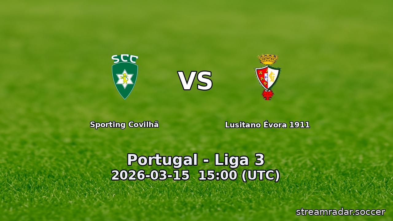 Sporting Covilhã vs Lusitano Évora 1911