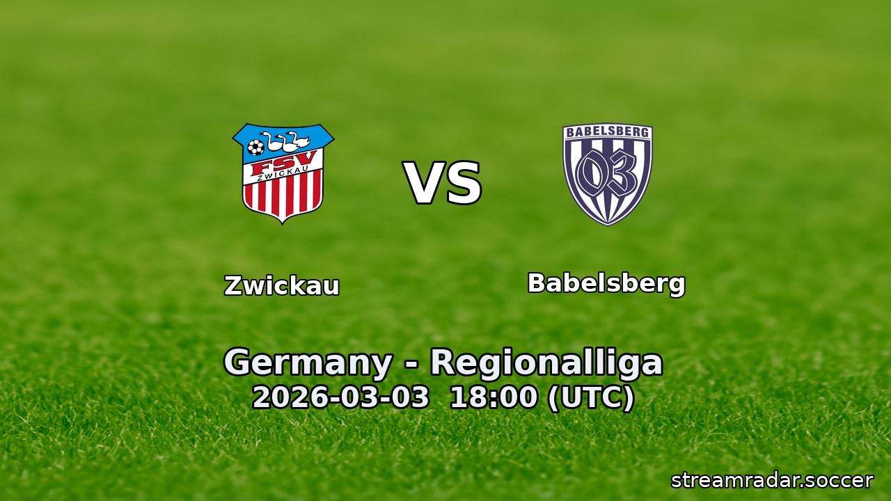 Zwickau vs Babelsberg