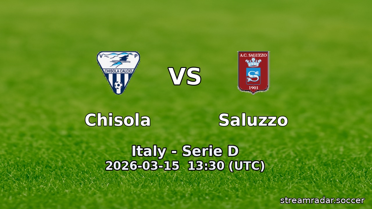 Chisola vs Saluzzo